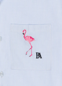 Flamingo Button Up
